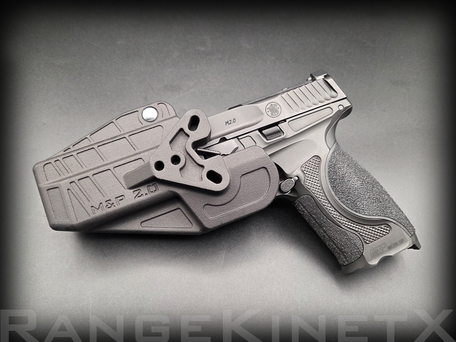 RangeKinetX Carnivore Holster system for Smith & Wesson M&P 2.0 Metal Steel Frame Competitor