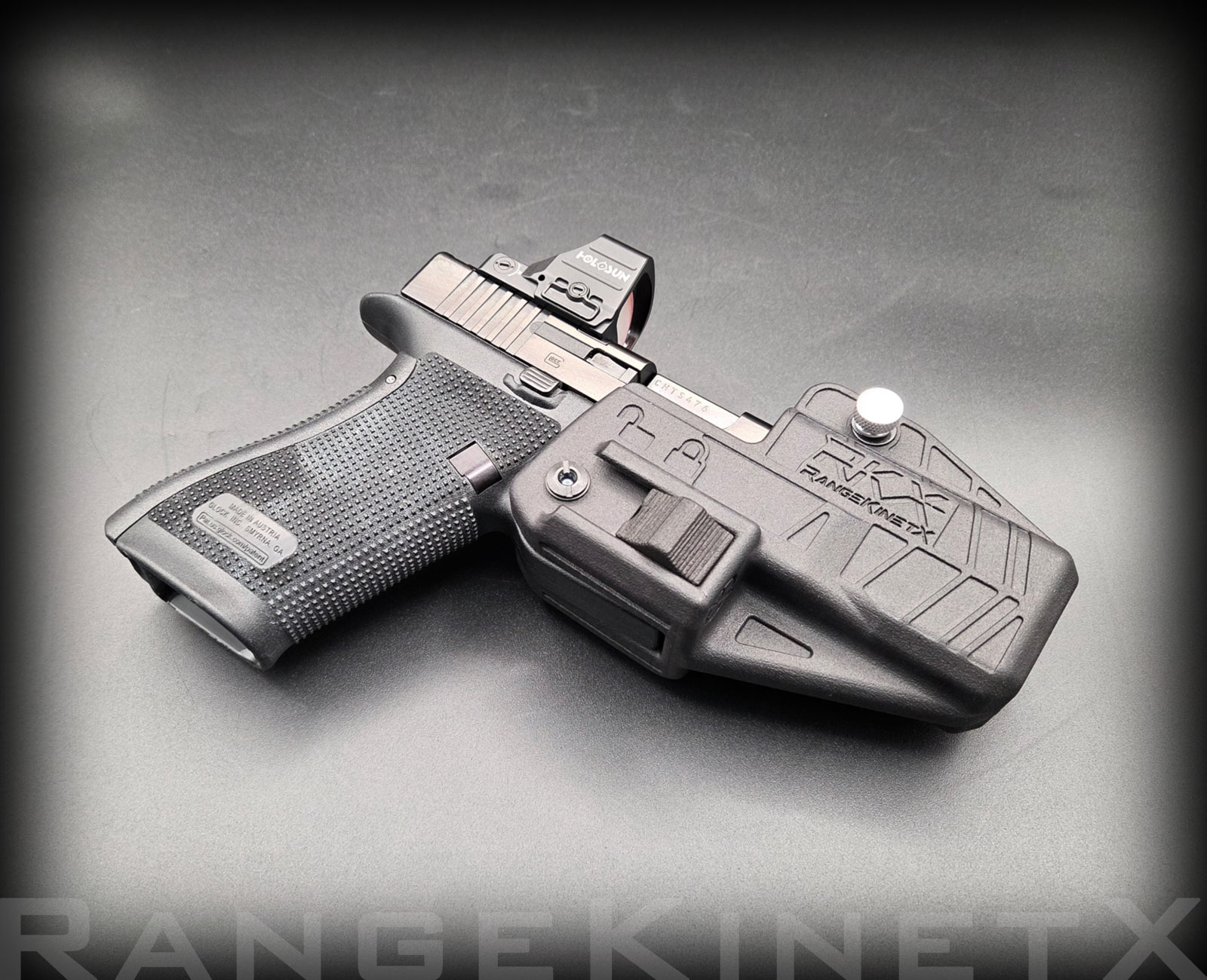 RangeKinetX Carnivore Holster for the Glock 19, Glock 17 Gen 6