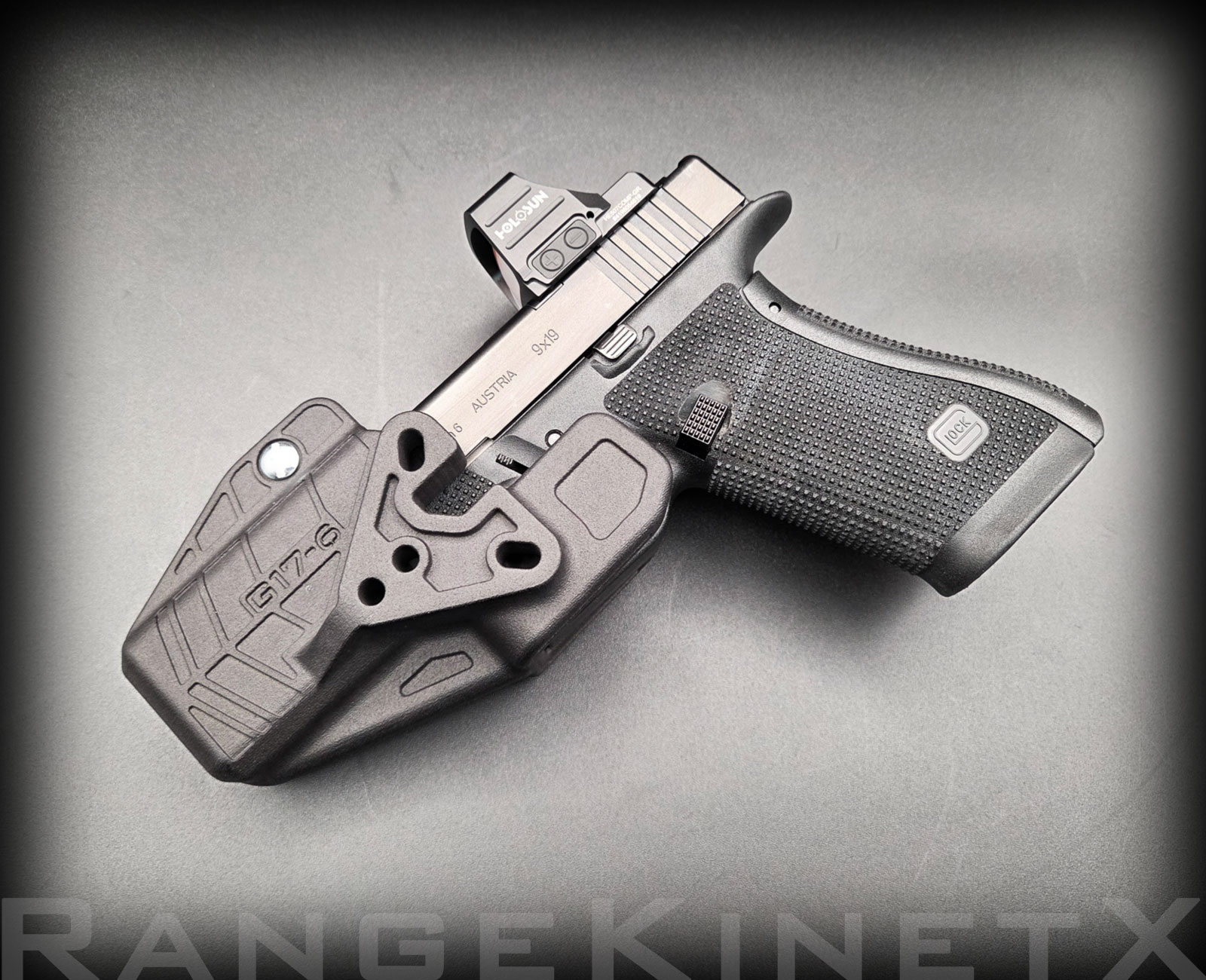 RangeKinetX Carnivore Holster for the Glock 19, Glock 17 Gen 6
